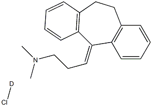 Amitriptyline-D6Cl Struktur