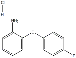 2-(4-Fluorophenoxy)aniline hydrochloride Struktur