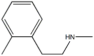 N-Methyl-2-(2-methylphenyl)-1-ethanamine Struktur