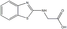 (1,3-benzothiazol-2-ylamino)acetic acid Struktur