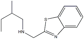 (1,3-benzothiazol-2-ylmethyl)(2-methylbutyl)amine Struktur