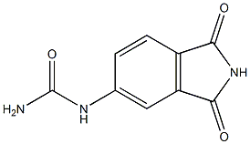 (1,3-dioxo-2,3-dihydro-1H-isoindol-5-yl)urea Struktur