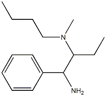 (1-amino-1-phenylbutan-2-yl)(butyl)methylamine Struktur