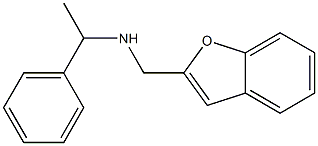 (1-benzofuran-2-ylmethyl)(1-phenylethyl)amine Struktur