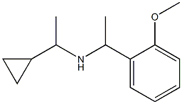 (1-cyclopropylethyl)[1-(2-methoxyphenyl)ethyl]amine Struktur