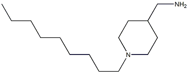 (1-nonylpiperidin-4-yl)methanamine Struktur