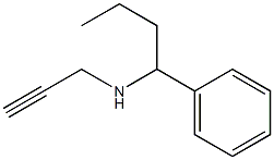 (1-phenylbutyl)(prop-2-yn-1-yl)amine Struktur