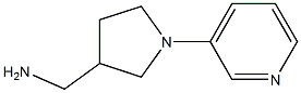 (1-pyridin-3-ylpyrrolidin-3-yl)methylamine Struktur