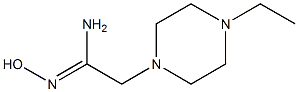 (1Z)-2-(4-ethylpiperazin-1-yl)-N'-hydroxyethanimidamide Struktur