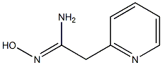 (1Z)-N'-hydroxy-2-pyridin-2-ylethanimidamide Struktur