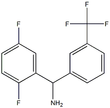 (2,5-difluorophenyl)[3-(trifluoromethyl)phenyl]methanamine Struktur