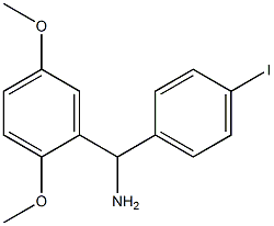 (2,5-dimethoxyphenyl)(4-iodophenyl)methanamine Struktur