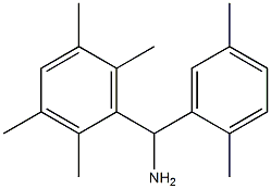 (2,5-dimethylphenyl)(2,3,5,6-tetramethylphenyl)methanamine Struktur