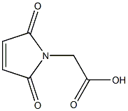 (2,5-dioxo-2,5-dihydro-1H-pyrrol-1-yl)acetic acid Struktur