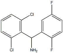 (2,6-dichlorophenyl)(2,5-difluorophenyl)methanamine Struktur