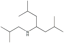 (2,6-dimethylheptan-4-yl)(2-methylpropyl)amine Struktur