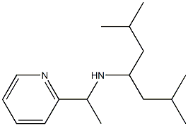 (2,6-dimethylheptan-4-yl)[1-(pyridin-2-yl)ethyl]amine Struktur