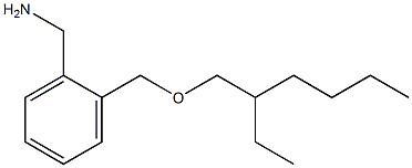 (2-{[(2-ethylhexyl)oxy]methyl}phenyl)methanamine Struktur