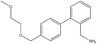 (2-{4-[(2-methoxyethoxy)methyl]phenyl}phenyl)methanamine Struktur