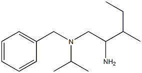 (2-amino-3-methylpentyl)(benzyl)propan-2-ylamine Struktur