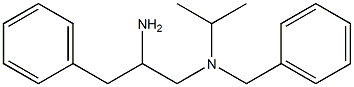 (2-amino-3-phenylpropyl)(benzyl)propan-2-ylamine Struktur