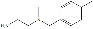 (2-aminoethyl)(methyl)[(4-methylphenyl)methyl]amine Struktur