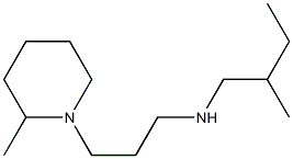 (2-methylbutyl)[3-(2-methylpiperidin-1-yl)propyl]amine Struktur