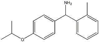 (2-methylphenyl)[4-(propan-2-yloxy)phenyl]methanamine Struktur