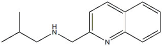 (2-methylpropyl)(quinolin-2-ylmethyl)amine Struktur