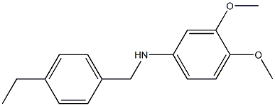 (3,4-dimethoxyphenyl)(4-ethylphenyl)methylamine Struktur