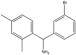 (3-bromophenyl)(2,4-dimethylphenyl)methanamine Struktur