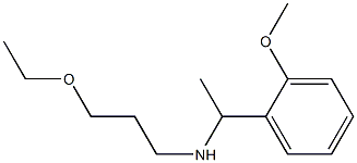 (3-ethoxypropyl)[1-(2-methoxyphenyl)ethyl]amine Struktur