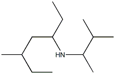 (3-methylbutan-2-yl)(5-methylheptan-3-yl)amine Struktur