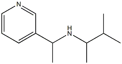 (3-methylbutan-2-yl)[1-(pyridin-3-yl)ethyl]amine Struktur