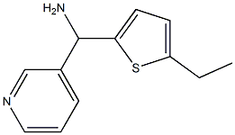 (5-ethylthiophen-2-yl)(pyridin-3-yl)methanamine Struktur