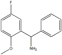 (5-fluoro-2-methoxyphenyl)(phenyl)methanamine Struktur