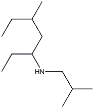 (5-methylheptan-3-yl)(2-methylpropyl)amine Struktur