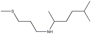 (5-methylhexan-2-yl)[3-(methylsulfanyl)propyl]amine Struktur