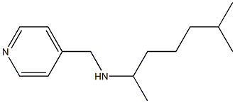 (6-methylheptan-2-yl)(pyridin-4-ylmethyl)amine Struktur