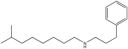 (7-methyloctyl)(3-phenylpropyl)amine Struktur