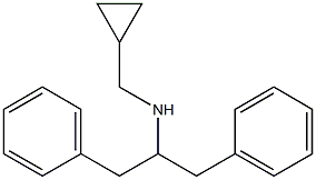 (cyclopropylmethyl)(1,3-diphenylpropan-2-yl)amine Struktur