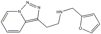 (furan-2-ylmethyl)(2-{[1,2,4]triazolo[3,4-a]pyridin-3-yl}ethyl)amine Struktur