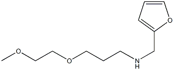 (furan-2-ylmethyl)[3-(2-methoxyethoxy)propyl]amine Struktur