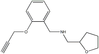 (oxolan-2-ylmethyl)({[2-(prop-2-yn-1-yloxy)phenyl]methyl})amine Struktur