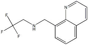 (quinolin-8-ylmethyl)(2,2,2-trifluoroethyl)amine Struktur