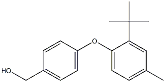 [4-(2-tert-butyl-4-methylphenoxy)phenyl]methanol Struktur