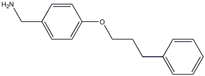 [4-(3-phenylpropoxy)phenyl]methanamine Struktur