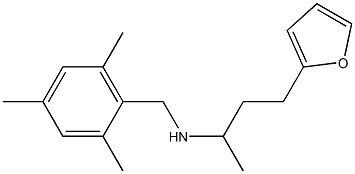 [4-(furan-2-yl)butan-2-yl][(2,4,6-trimethylphenyl)methyl]amine Struktur