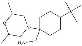 [4-tert-butyl-1-(2,6-dimethylmorpholin-4-yl)cyclohexyl]methanamine Struktur