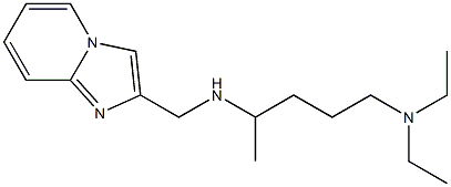 [5-(diethylamino)pentan-2-yl]({imidazo[1,2-a]pyridin-2-ylmethyl})amine Struktur